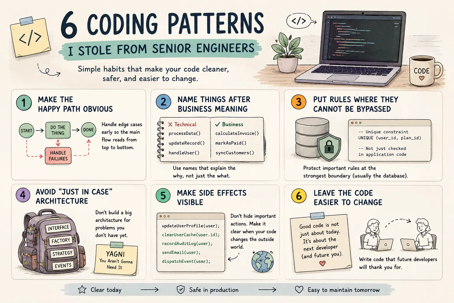 6 Simple Engineering Habits That Make Code Easier to Maintain