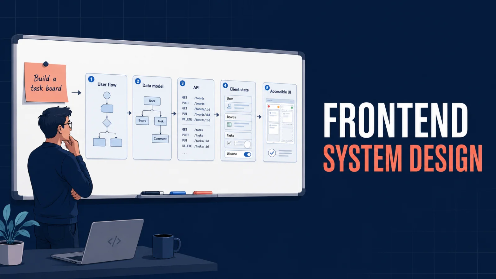 Frontend Sistem Tasarımı Mülakatları: Belirsiz Sorudan Net Bir Plana