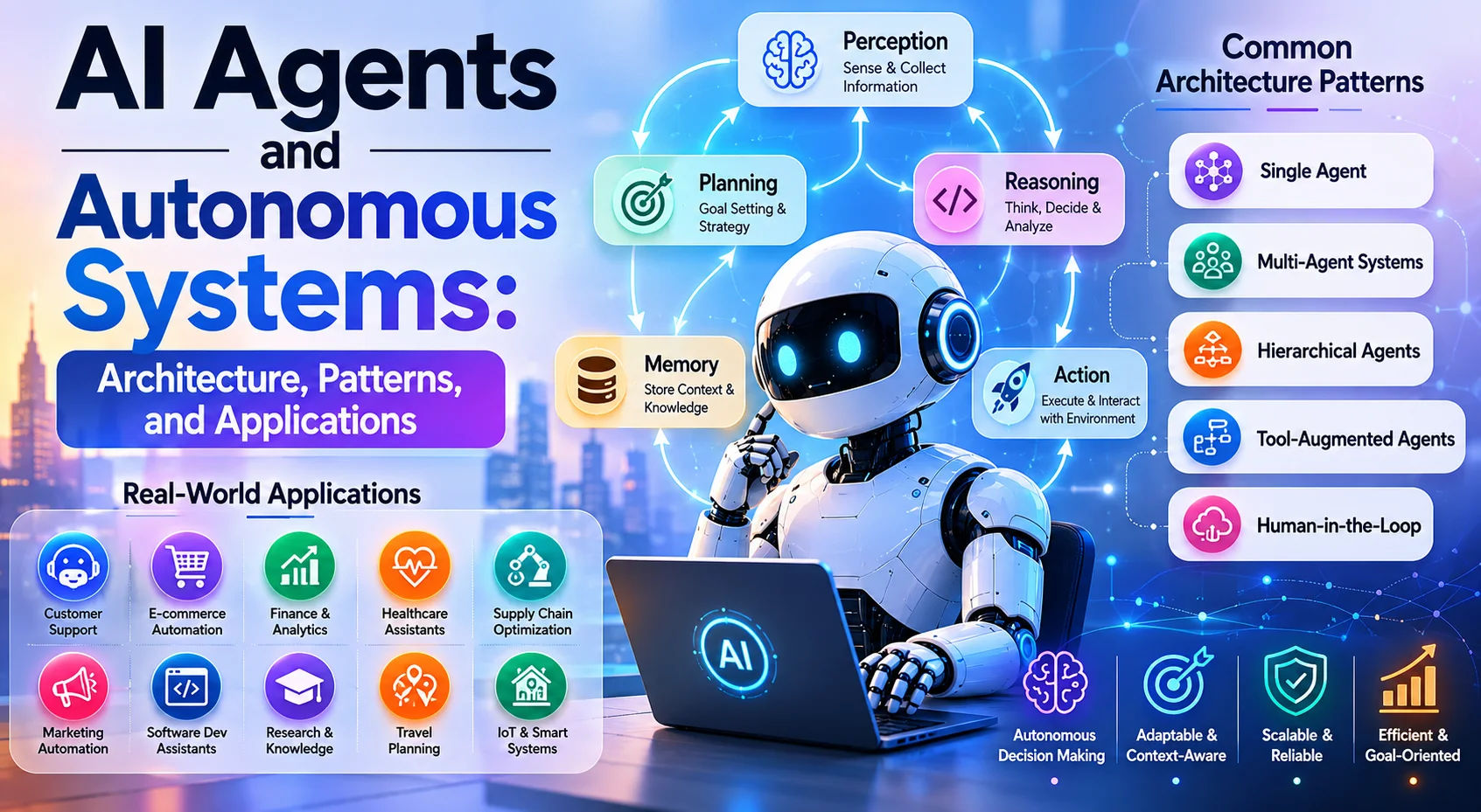AI Agents and Autonomous Systems: Architecture, Patterns, and Applications