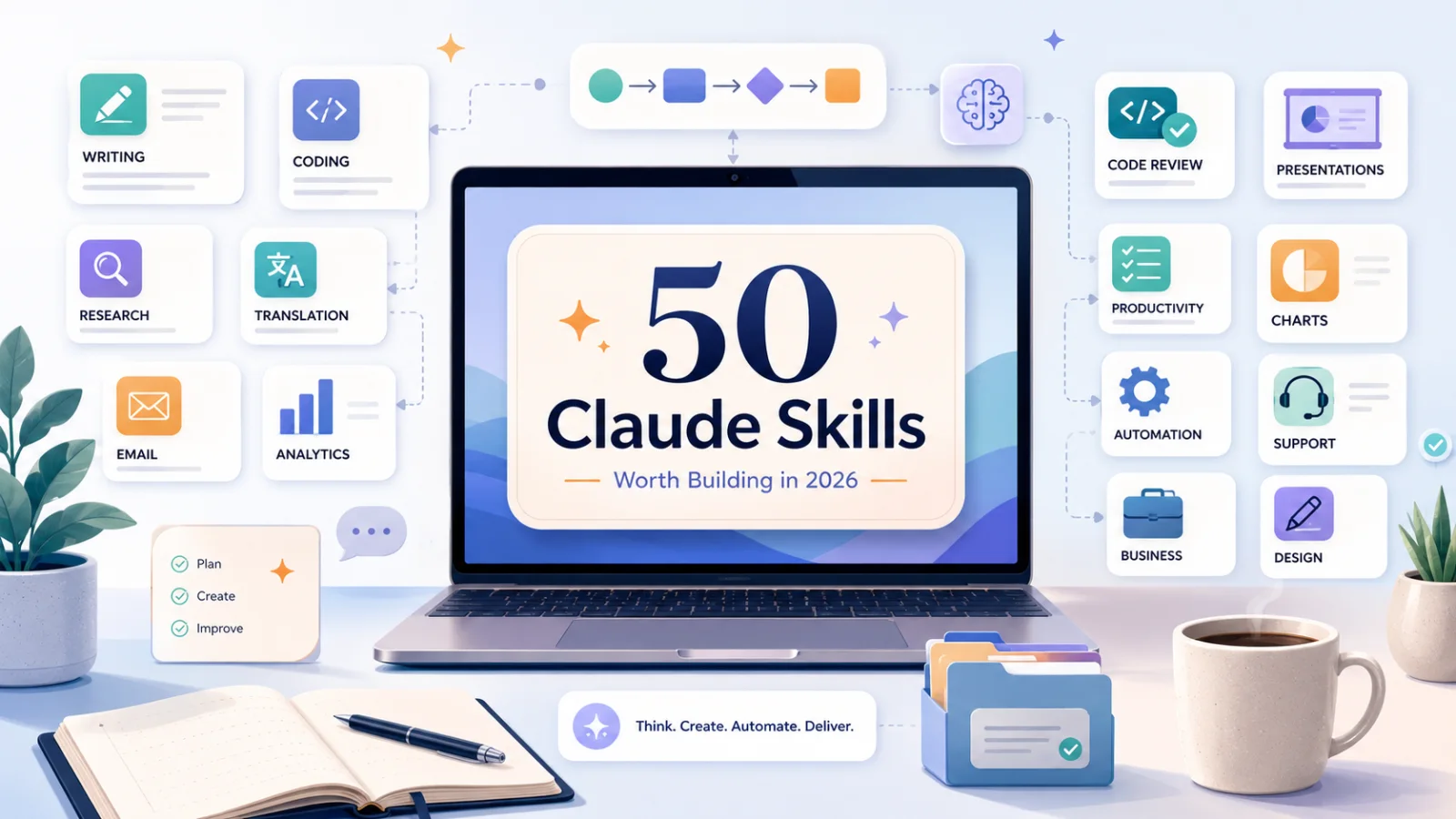 50 Claude Skills que vale la pena crear en 2026
