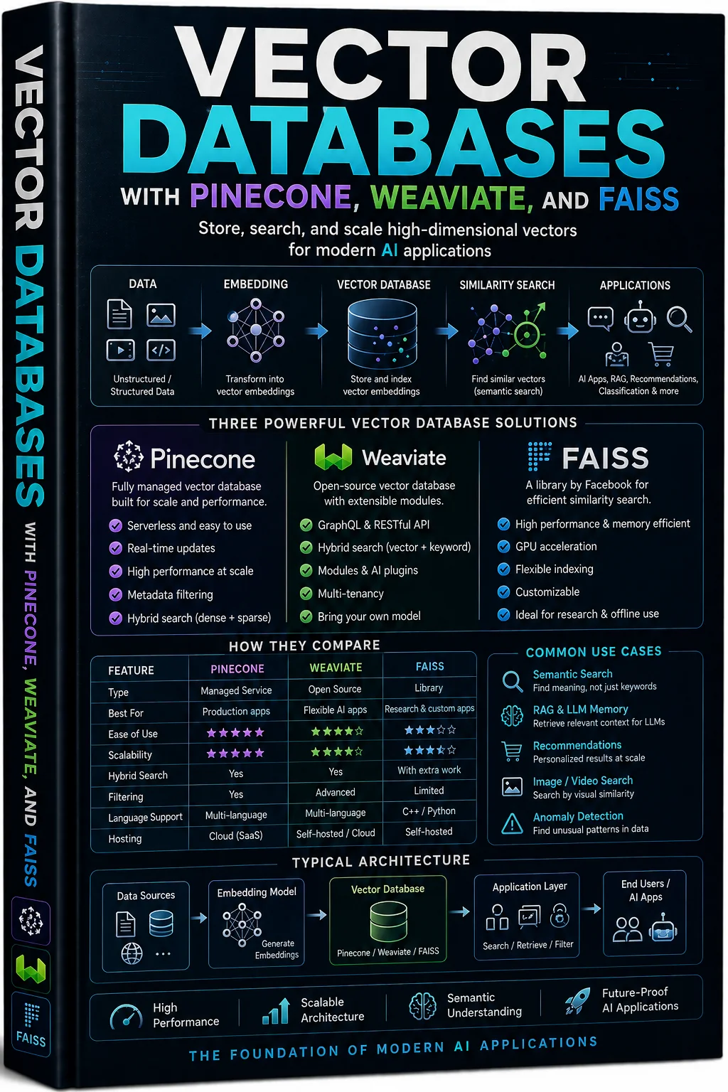 Bases de datos vectoriales con Pinecone, Weaviate y FAISS
