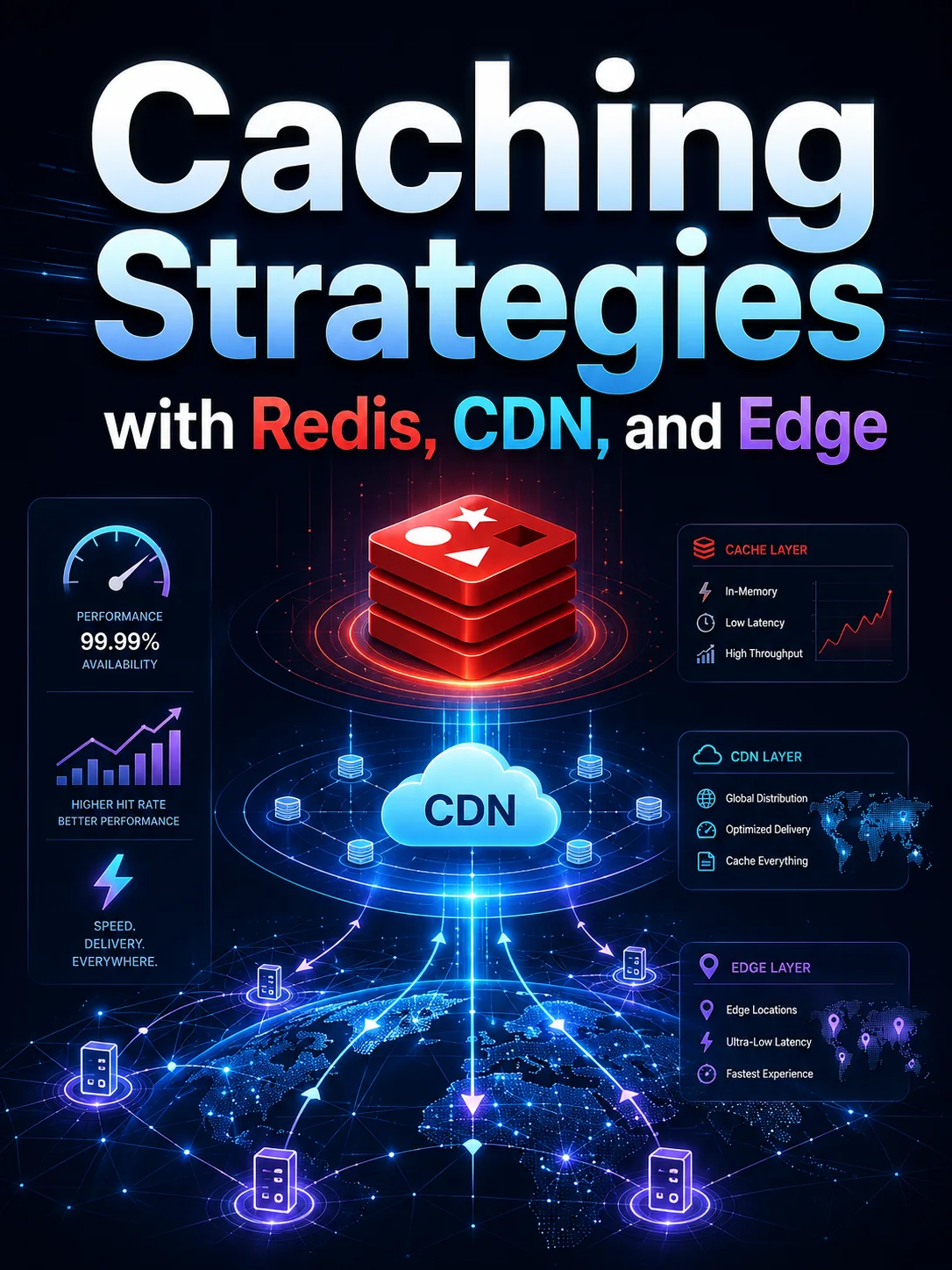 Redis, CDN ve Edge ile Önbellekleme Stratejileri