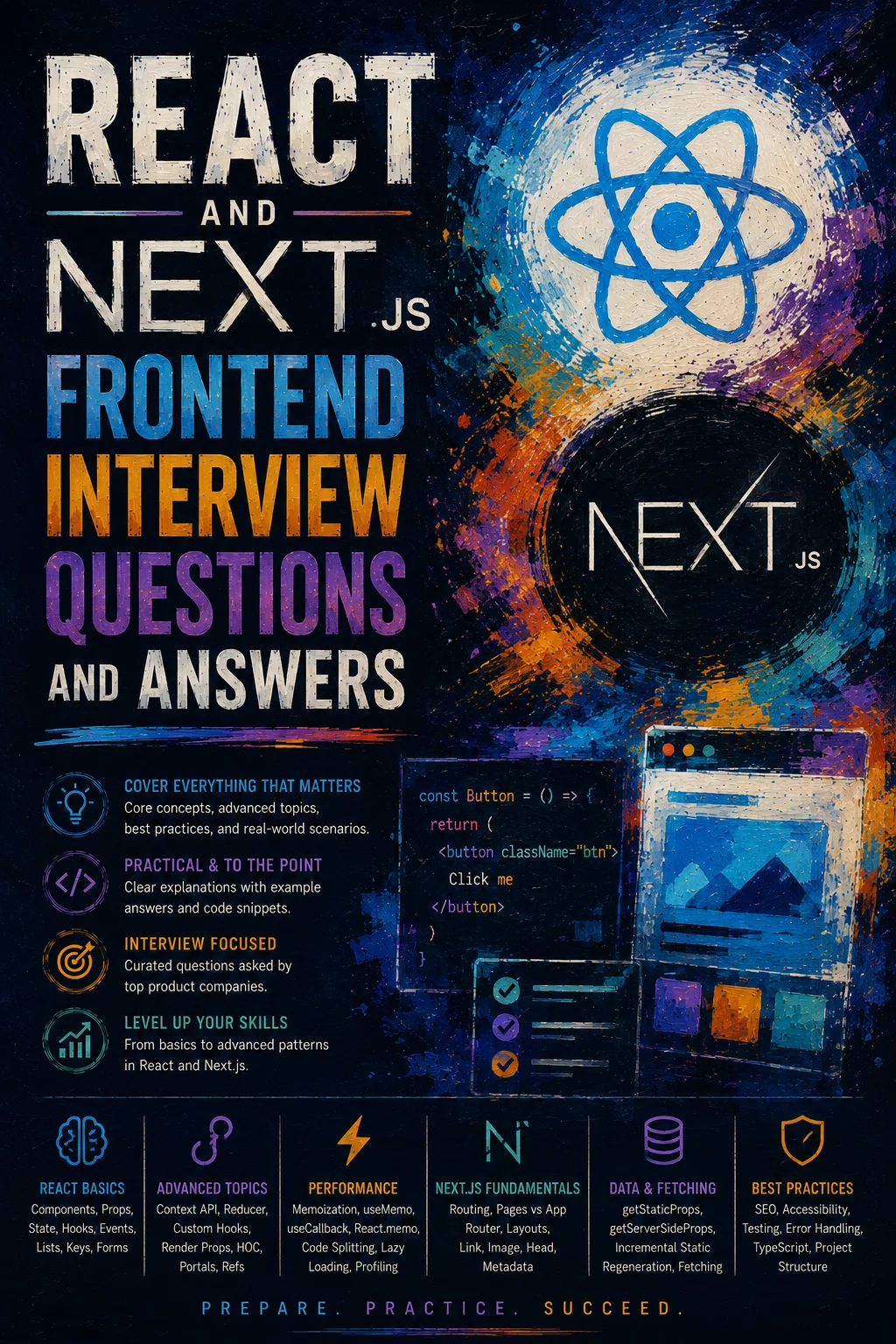 React وNext.js أسئلة وأجوبة المقابلة للواجهة الأمامية